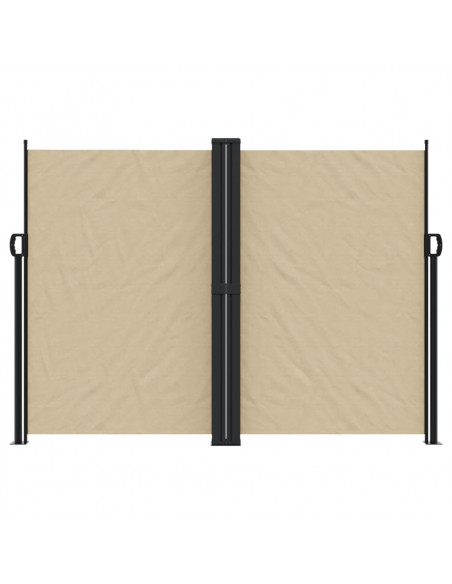 Tenda da Sole Laterale Retrattile Beige 180x600 cm