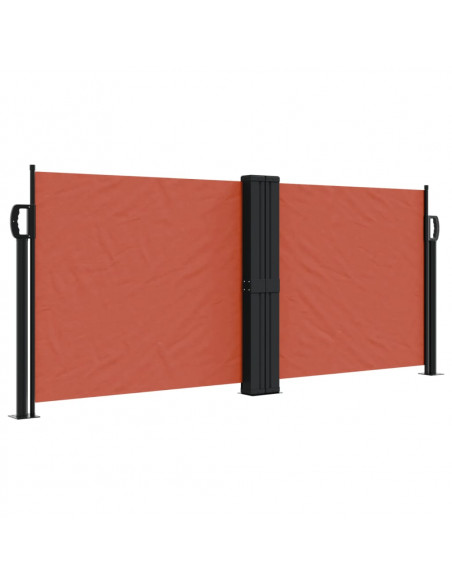 Tenda da Sole Laterale Retrattile Terracotta 100x1000 cm