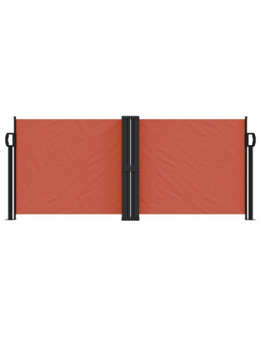 Tenda da Sole Laterale Retrattile Terracotta 100x1000 cm