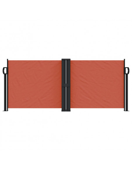 Tenda da Sole Laterale Retrattile Terracotta 100x1000 cm