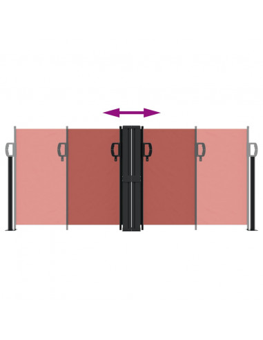 Tenda da Sole Laterale Retrattile Terracotta 100x1000 cm