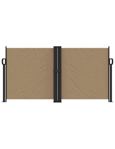 Tenda da Sole Laterale Retrattile Tortora 120x1000 cm