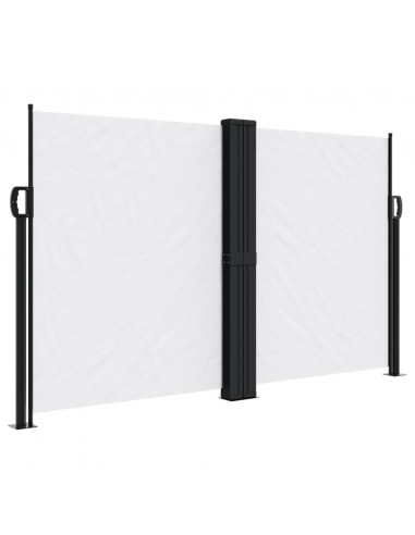 Tenda da Sole Laterale Retrattile Bianca 140x1000 cm