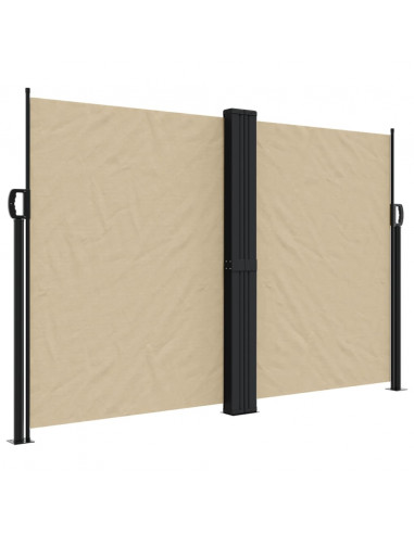 Tenda da Sole Laterale Retrattile Beige 160x1000 cm