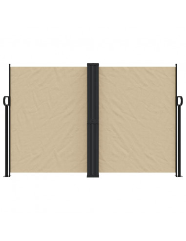 Tenda da Sole Laterale Retrattile Beige 160x1000 cm