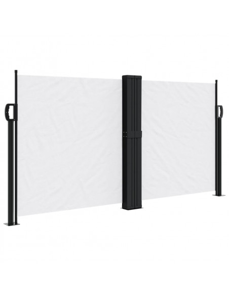Tenda da Sole Laterale Retrattile Bianca 120x1200 cm