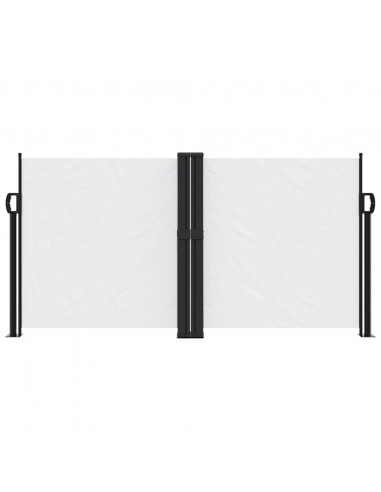 Tenda da Sole Laterale Retrattile Bianca 120x1200 cm