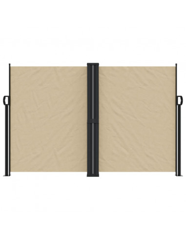 Tenda da Sole Laterale Retrattile Beige 160x1200 cm