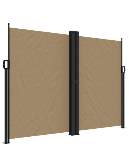 Tenda da Sole Laterale Retrattile Tortora 180x1200 cm