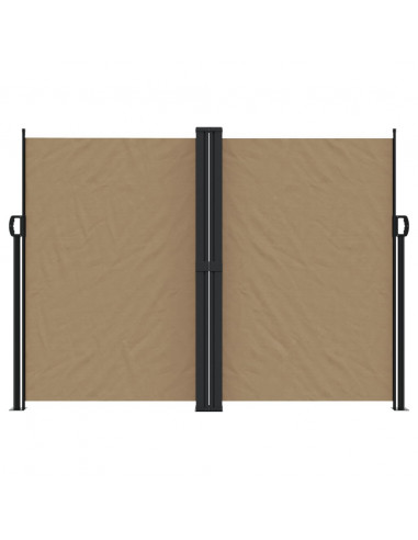 Tenda da Sole Laterale Retrattile Tortora 180x1200 cm