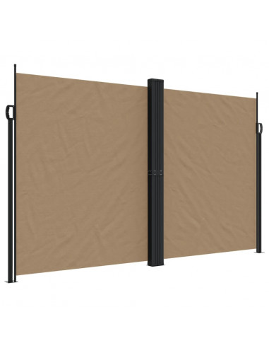 Tenda da Sole Laterale Retrattile Tortora 200x1200 cm