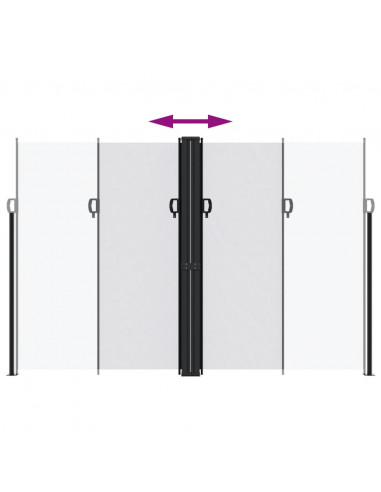 Tenda da Sole Laterale Retrattile Bianca 220x1200 cm