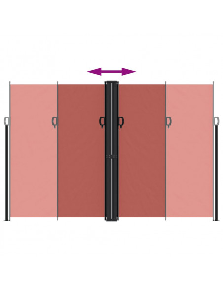 Tenda da Sole Laterale Retrattile Terracotta 220x1200 cm