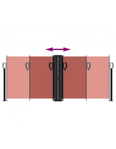 Tenda da Sole Laterale Retrattile Terracotta 100x600 cm