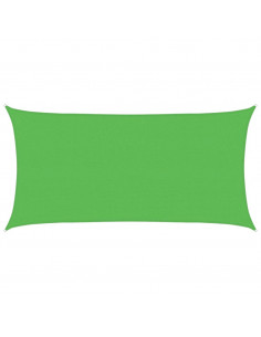 Vela Parasole 160 g/m² Rettangolare Verde Chiaro 2,5x5 m HDPE 2