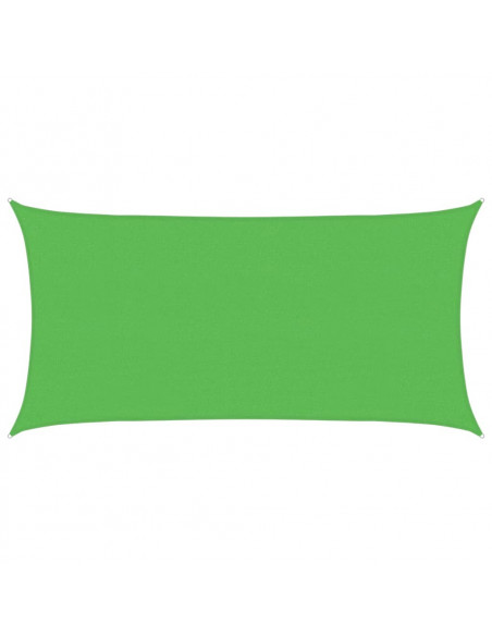 Vela Parasole 160 g/m² Rettangolare Verde Chiaro 2,5x5 m HDPE