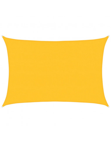 Vela Parasole 160 g/m² Rettangolare Giallo 5x6 m in HDPE