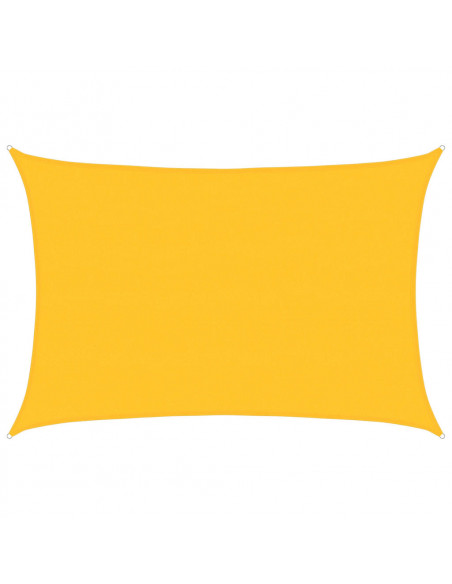 Vela Parasole 160 g/m² Rettangolare Giallo 5x6 m in HDPE