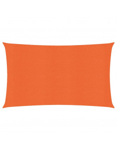 Vela Parasole 160 g/m² Rettangolare Arancione 4x7 m in HDPE 2