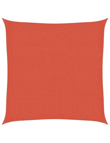 Vela Parasole 160 g/m² Quadrata Terracotta 2,5x2,5 m in HDPE