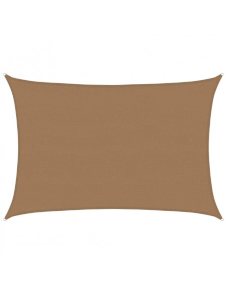 Vela Parasole 160 g/m² Tortora 5x7 m in HDPE