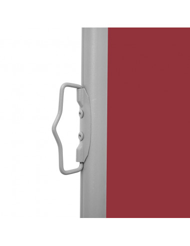 Tenda Laterale Retrattile per Patio 140x600 cm Rossa