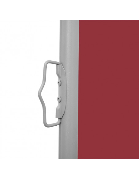 Tenda Laterale Retrattile per Patio 140x600 cm Rossa