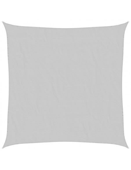 Vela Parasole Grigio Chiaro 4x4 m 100% Poliestere Oxford
