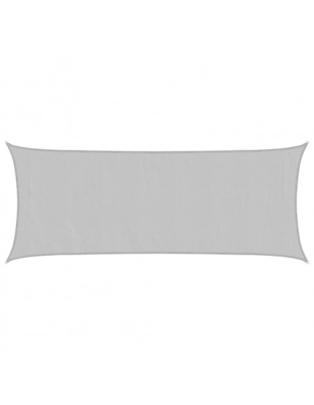Vela Parasole Grigio Chiaro 4,5x2 m 100% Poliestere Oxford