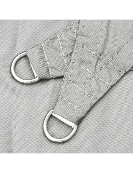 Vela Parasole Grigio Chiaro 4,5x2 m 100% Poliestere Oxford