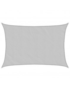 Vela Parasole Grigio Chiaro 4,5x3 m 100% Poliestere Oxford 2