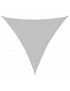Vela Parasole Grigio Chiaro 3x3x3 m 100% Poliestere Oxford 2