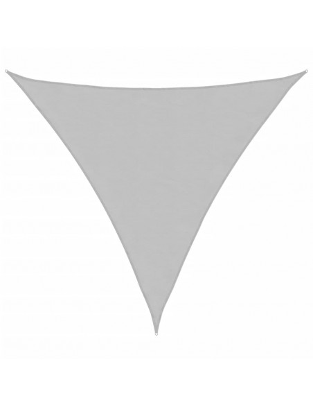 Vela Parasole Grigio Chiaro 3x3x3 m 100% Poliestere Oxford