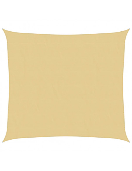 Vela Parasole Sabbia 3x2,5 m 100% Poliestere Oxford