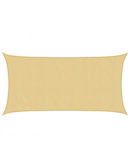 Vela Parasole Sabbia 7x4 m 100% Poliestere Oxford