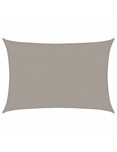 Vela Parasole 160 g/m² Rettangolare Grigio Chiaro 5x7 m in HDPE 2
