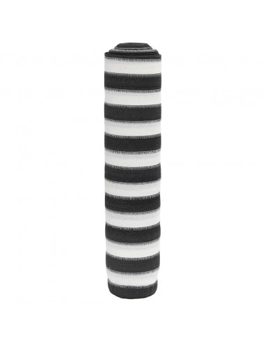 Rete per Privacy Antracite e Bianca 1,8x10 m in HDPE 75 g/m²