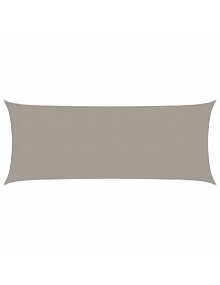 Vela Parasole 160 g/m² Rettangolare Grigio Chiaro 2x4,5 m HDPE
