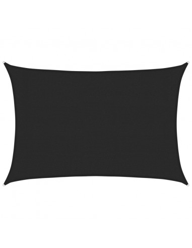 Vela Parasole 160 g/m² Nera 3x5 m in HDPE