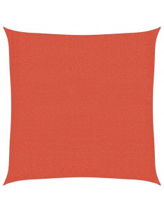 Vela Parasole 160 g/m² Terracotta 3x3 m in HDPE 2