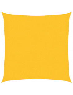 Vela Parasole 160 g/m² Gialla 3x3 m in HDPE 2