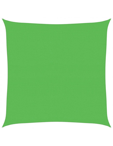 Vela Parasole 160 g/m² Verde Chiaro 5x5 m in HDPE