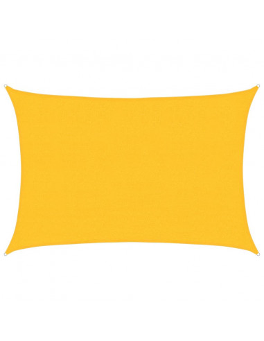Vela Parasole 160 g/m² Gialla 2,5x3,5 m in HDPE