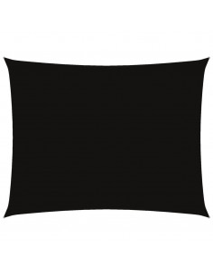 Parasole a Vela Oxford Rettangolare 5x6 m Nero 2