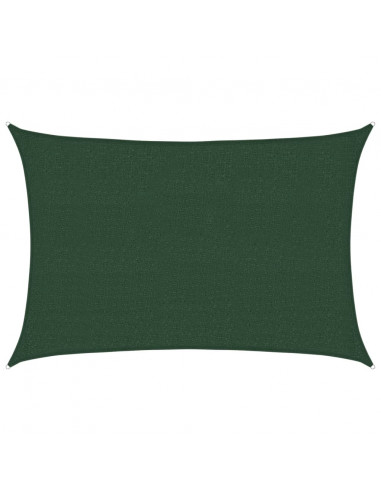 Vela Parasole 160 g/m² Verde Scuro 2,5x3,5 m in HDPE