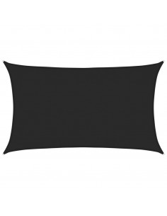Vela Parasole 160 g/m² Nera 5x8 m in HDPE 2
