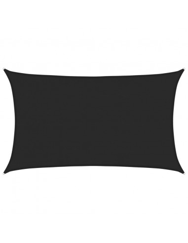 Vela Parasole 160 g/m² Nera 5x8 m in HDPE