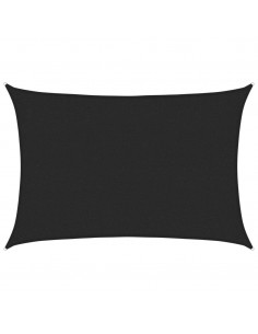 Vela Parasole 160 g/m² Nera 2x3 m in HDPE 2