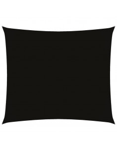 Parasole a Vela Oxford Rettangolare 2,5x3 m Nero 2
