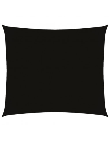 Parasole a Vela Oxford Rettangolare 2,5x3 m Nero